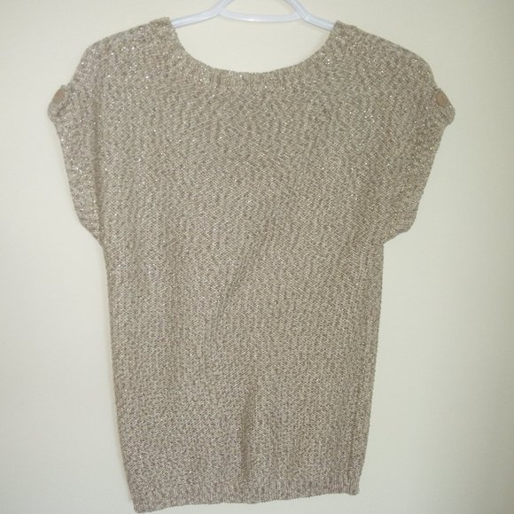 Suzy Shier Shimmering Wool Top M - Picture 4 of 10